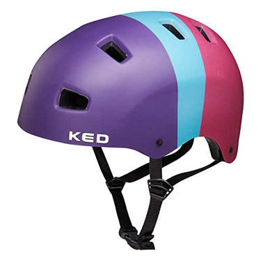 KED Unisex Jugend 5forty Fahrradhelm, 3 Colors Retro Rave, (54-58cm) im Sale